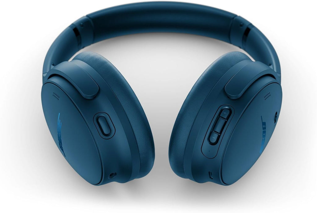 Bose QuietComfort Bluetooth Headphones, Wireless Headphones with Active Over Ear Noise Cancelling and Mic, Deep Bass, Up to 24 Hours of Playtime, Twilight Blue - Limited Edition Color