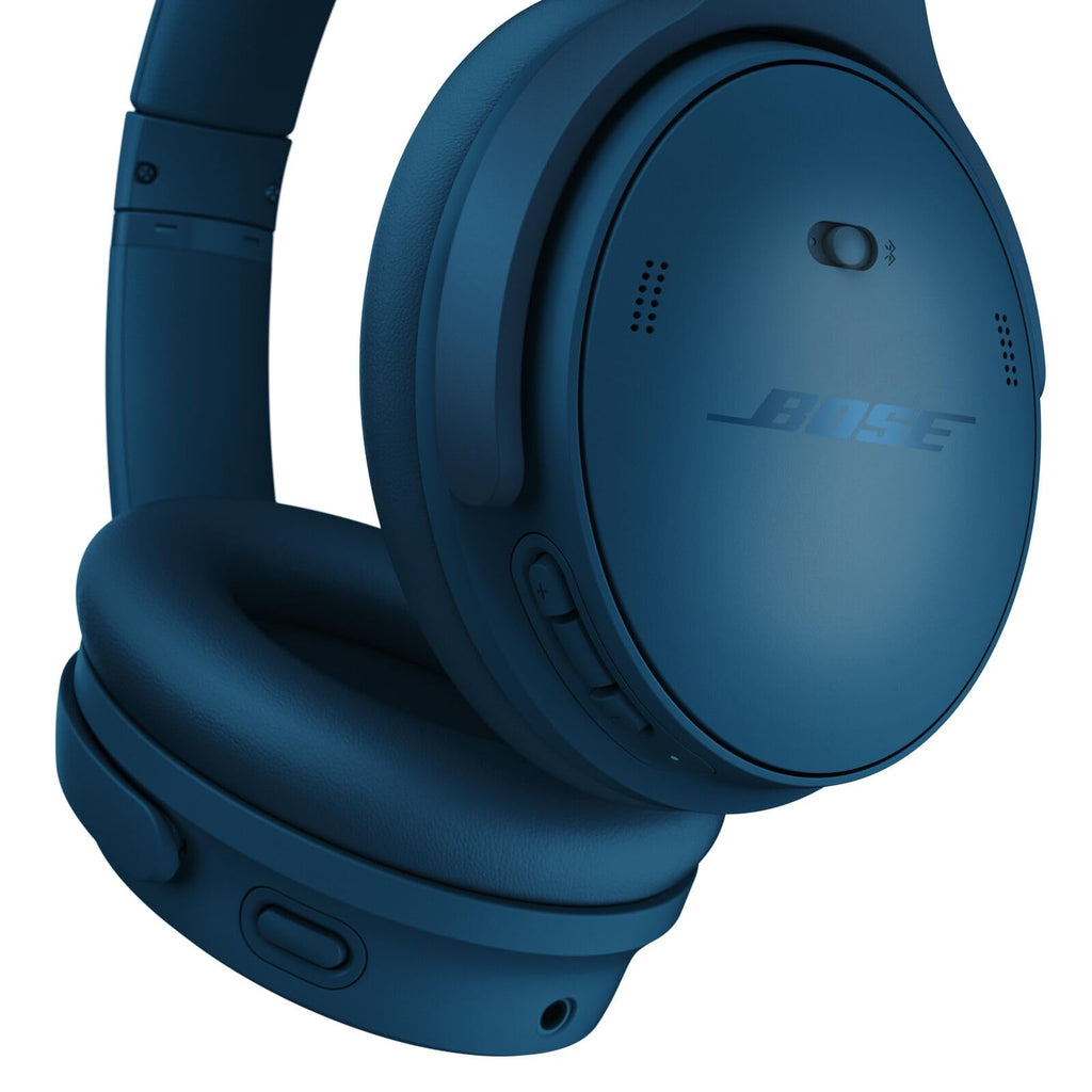 Bose QuietComfort Bluetooth Headphones, Wireless Headphones with Active Over Ear Noise Cancelling and Mic, Deep Bass, Up to 24 Hours of Playtime, Blue Dusk - Limited Edition Color