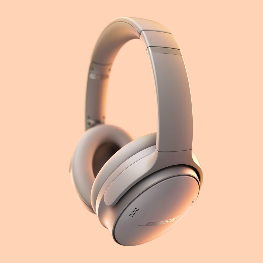 Bose QuietComfort Bluetooth Headphones, Wireless Headphones with Active Over Ear Noise Cancelling and Mic, Deep Bass, Up to 24 Hours of Playtime, Blue Dusk - Limited Edition Color