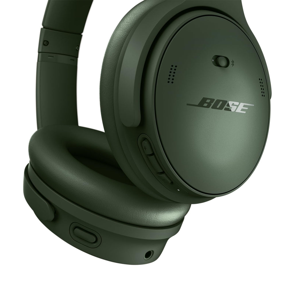 Bose QuietComfort Bluetooth Headphones, Wireless Headphones with Active Over Ear Noise Cancelling and Mic, Deep Bass, Up to 24 Hours of Playtime, Blue Dusk - Limited Edition Color
